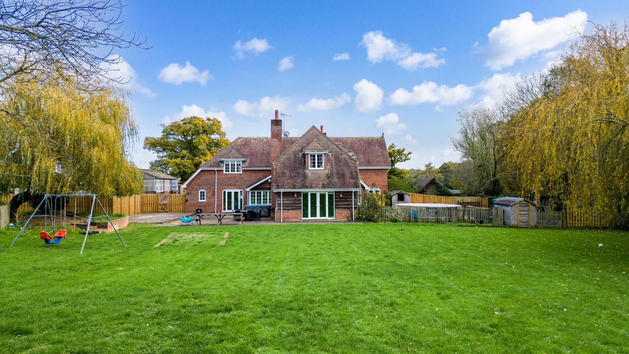 Langford Farmhouse - New Forest National Park Luxury 4Bd, Hot Tub, Cinema, 10 Acres Bartley Eksteriør billede